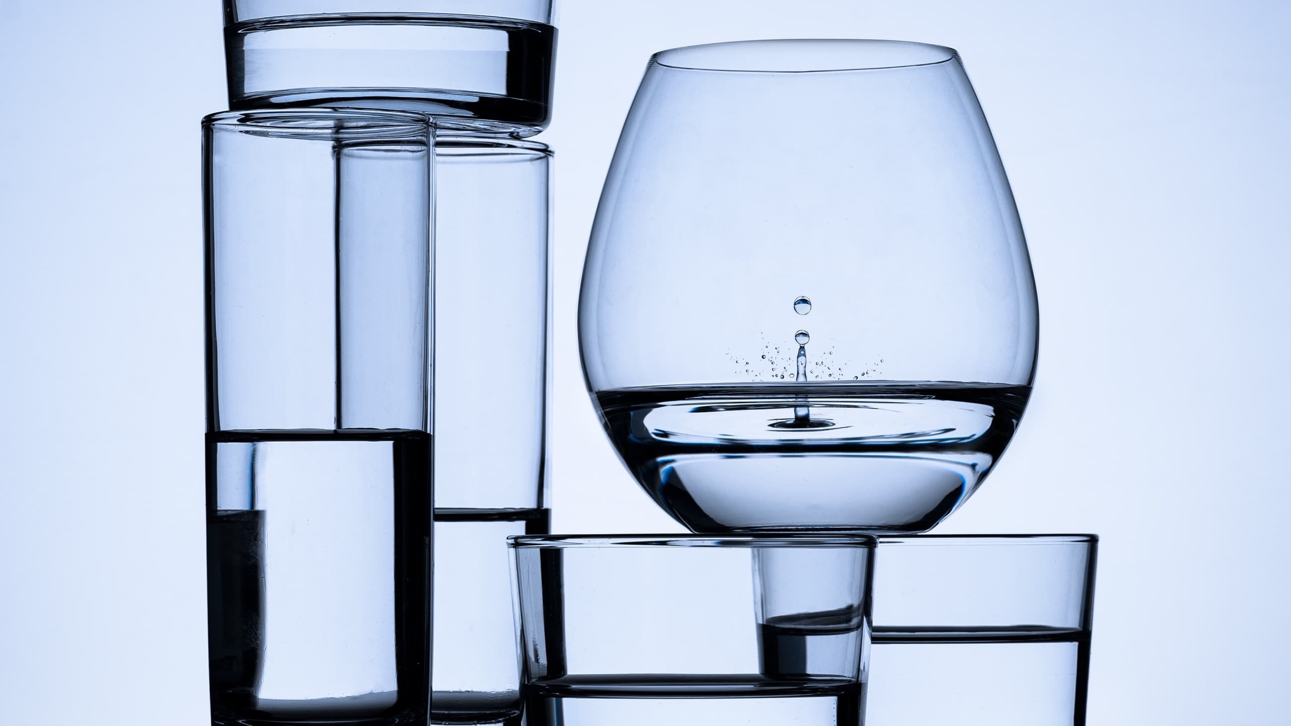 Glass of water