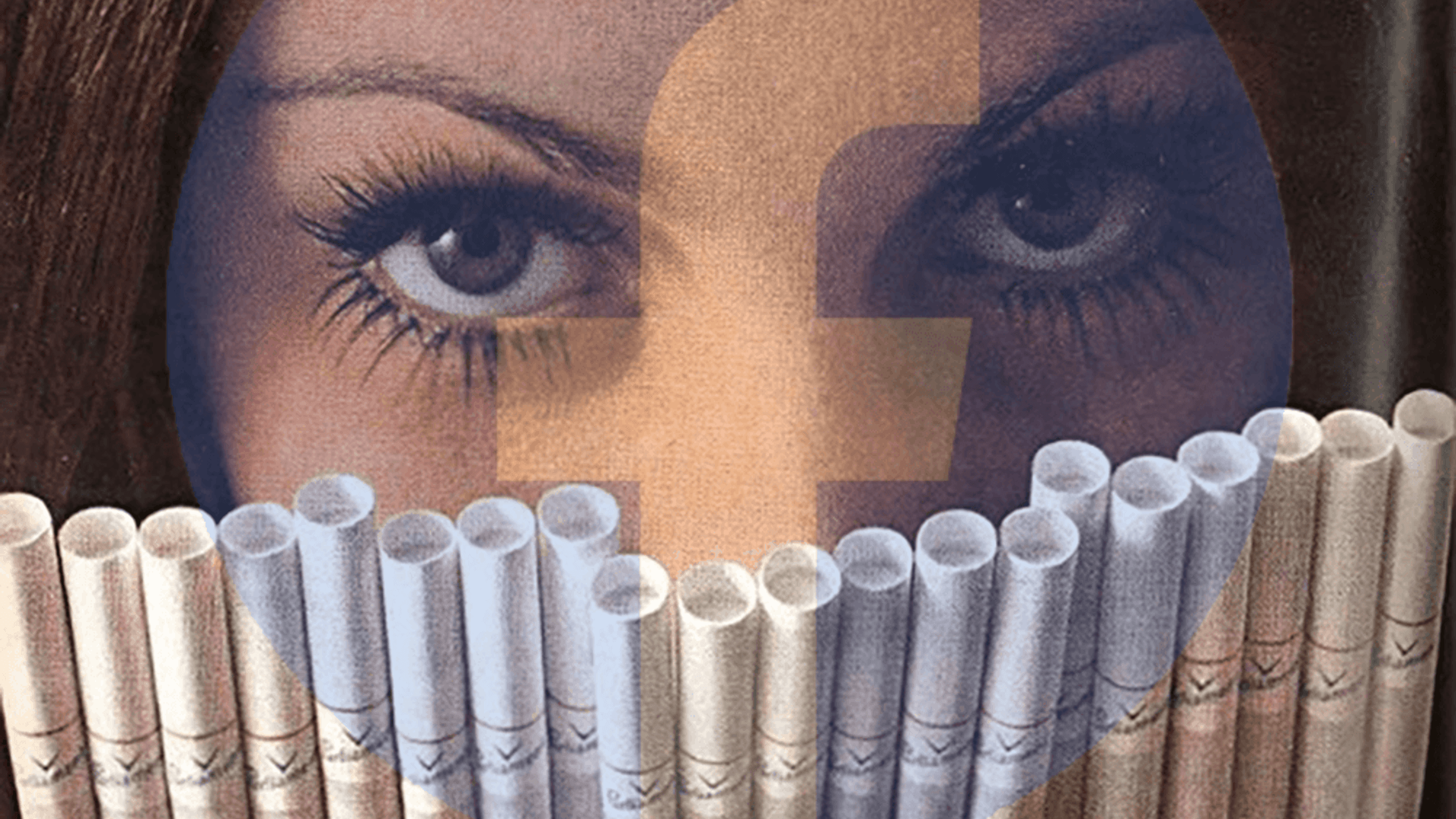 Woman holding cigarettes